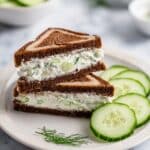 Creamy Cucumber Sandwiches Recipe