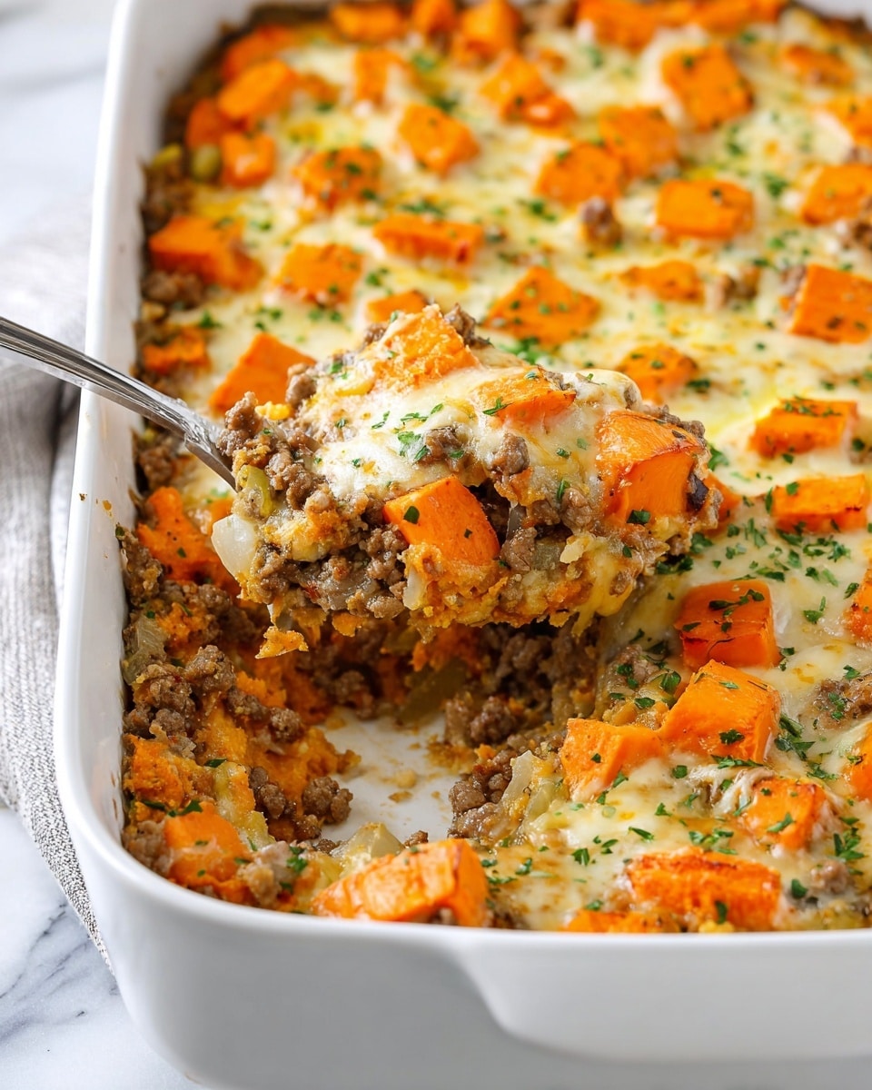 Ground Turkey Sweet Potato Bake Recipe