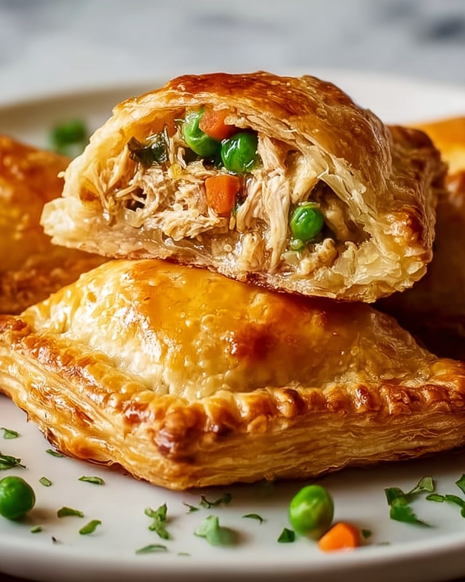 Fried Chicken Pot Pie Pockets Recipe