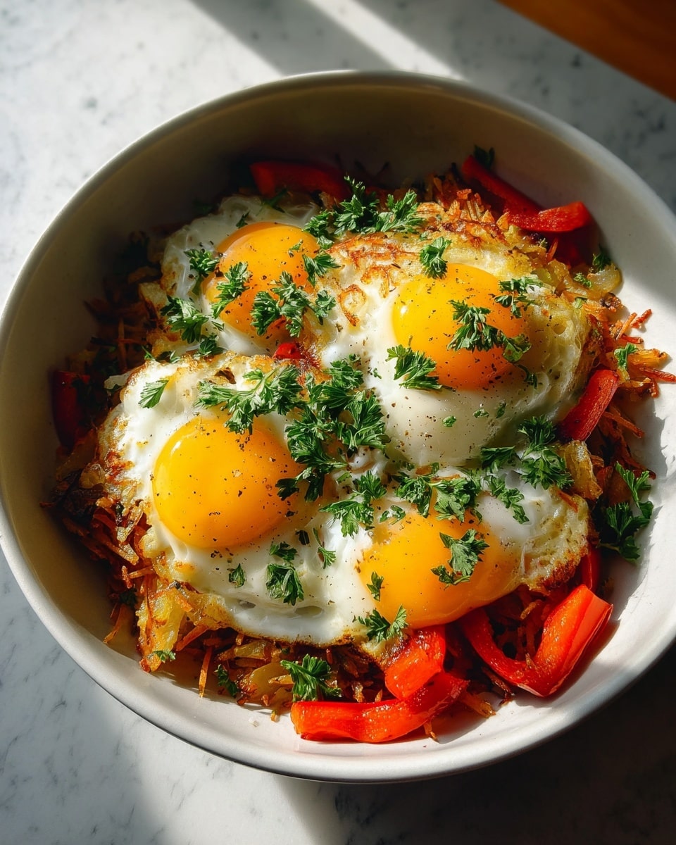 Crispy Hash Brown Breakfast Bowls Recipe