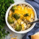 Slow Cooker Cheesy Chicken Broccoli and Rice Recipe