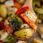 Baked Chicken and Mixed Vegetables Recipe