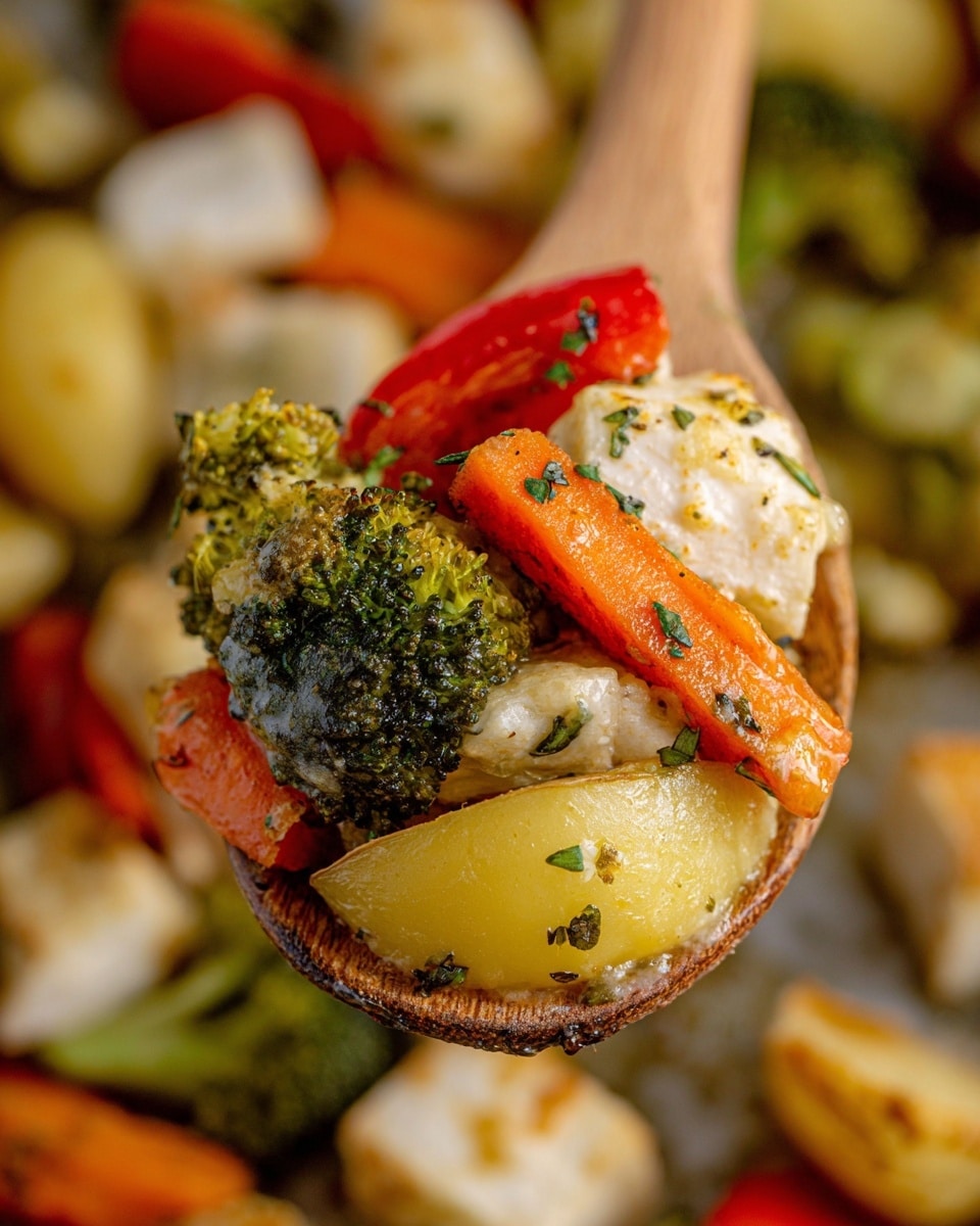 Baked Chicken and Mixed Vegetables Recipe