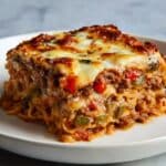 Sausage and Peppers Spaghetti Squash Casserole Recipe