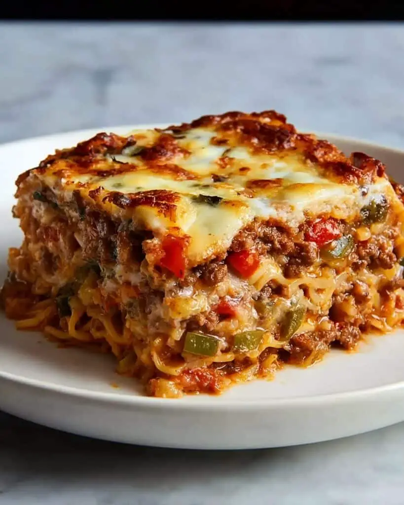 Sausage and Peppers Spaghetti Squash Casserole Recipe