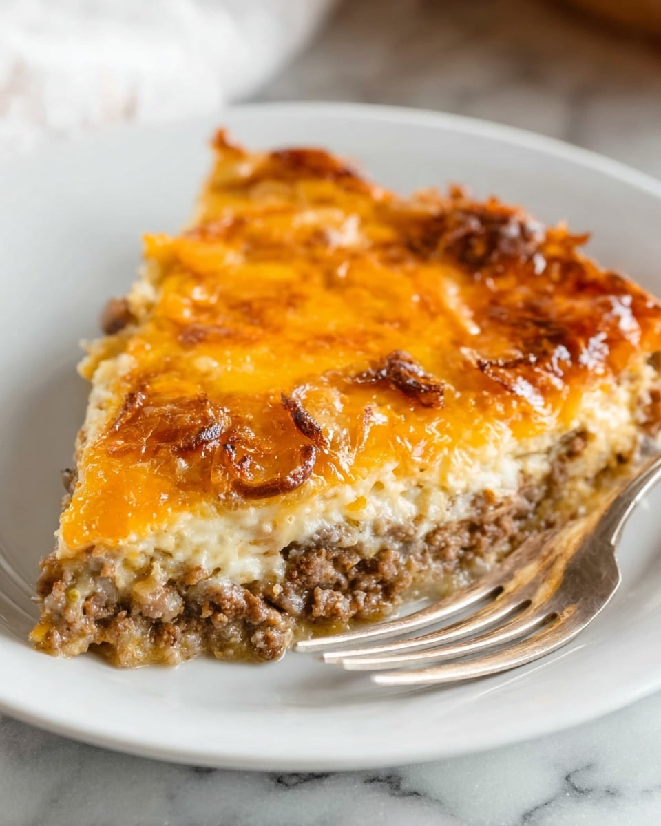Impossible Cheeseburger Pie Recipe