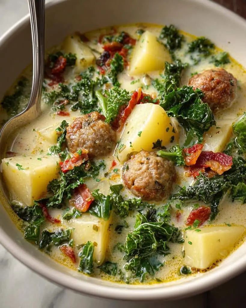 Creamy Sausage & Kale Soup Recipe