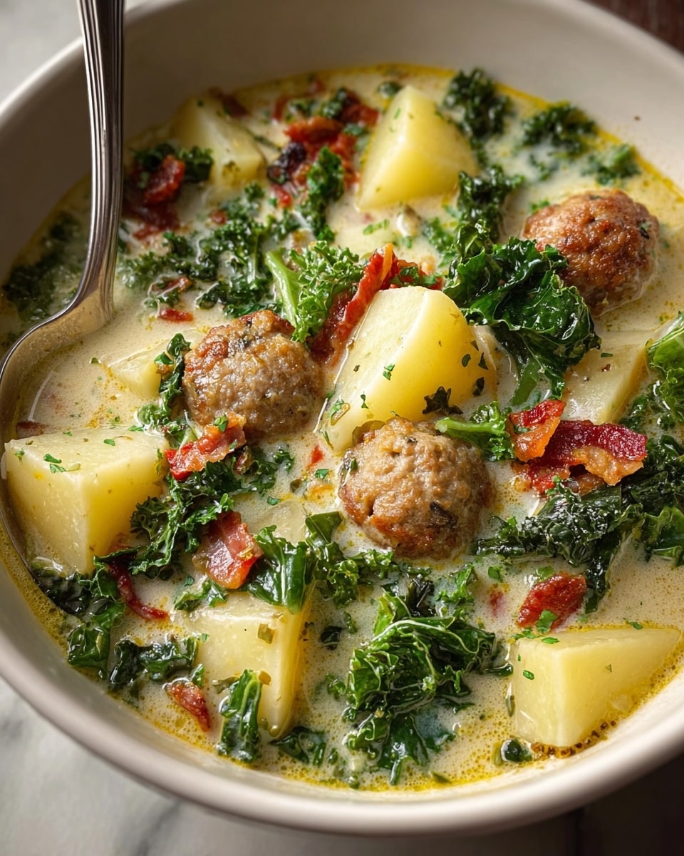 Creamy Sausage & Kale Soup Recipe