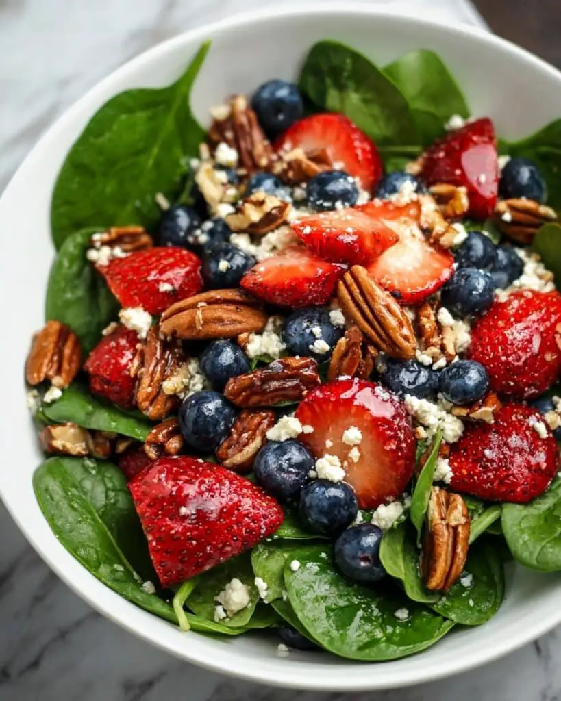 Strawberry Spinach Salad with Poppy Seed Dressing Recipe