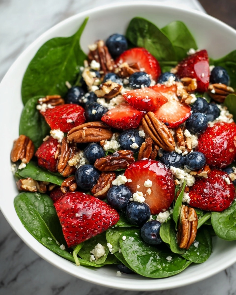 Strawberry Spinach Salad with Poppy Seed Dressing Recipe