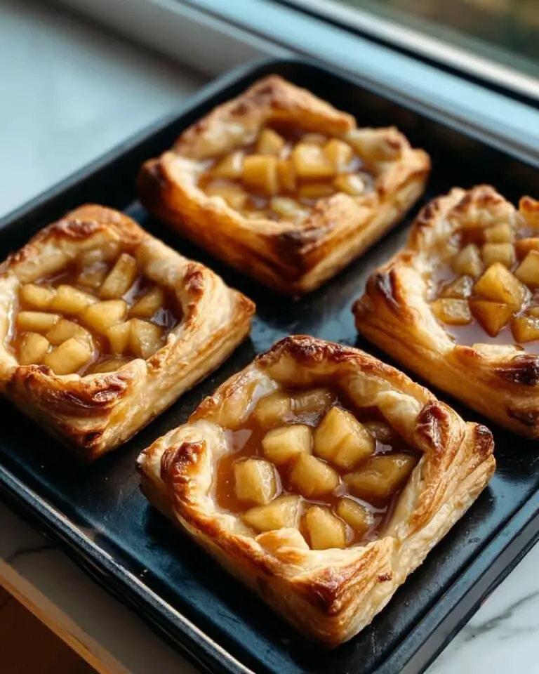 Caramel Apple Puff Pastry Recipe