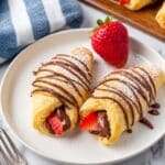 Air Fryer Crescent Rolls with Nutella and Strawberries Recipe