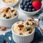 Old-Fashioned Rice Pudding with Raisins & Almonds Recipe