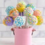 Colorful Chocolate Covered Oreo Pops with Sprinkles Recipe