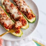 Stuffed Zucchini Boats with Ground Beef Recipe