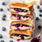 Blueberry Brie Grilled Cheese Sandwich Recipe