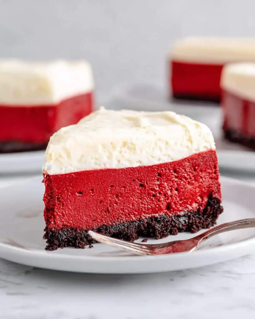 Red Velvet Cheesecake with Cream Cheese Frosting Recipe