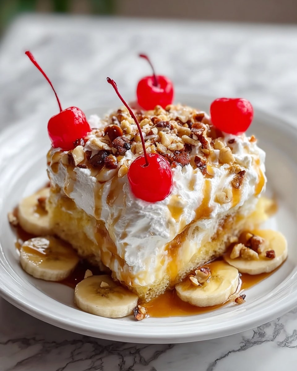 Banana Split Dump Cake: 7 Layers of Pure Delight Recipe
