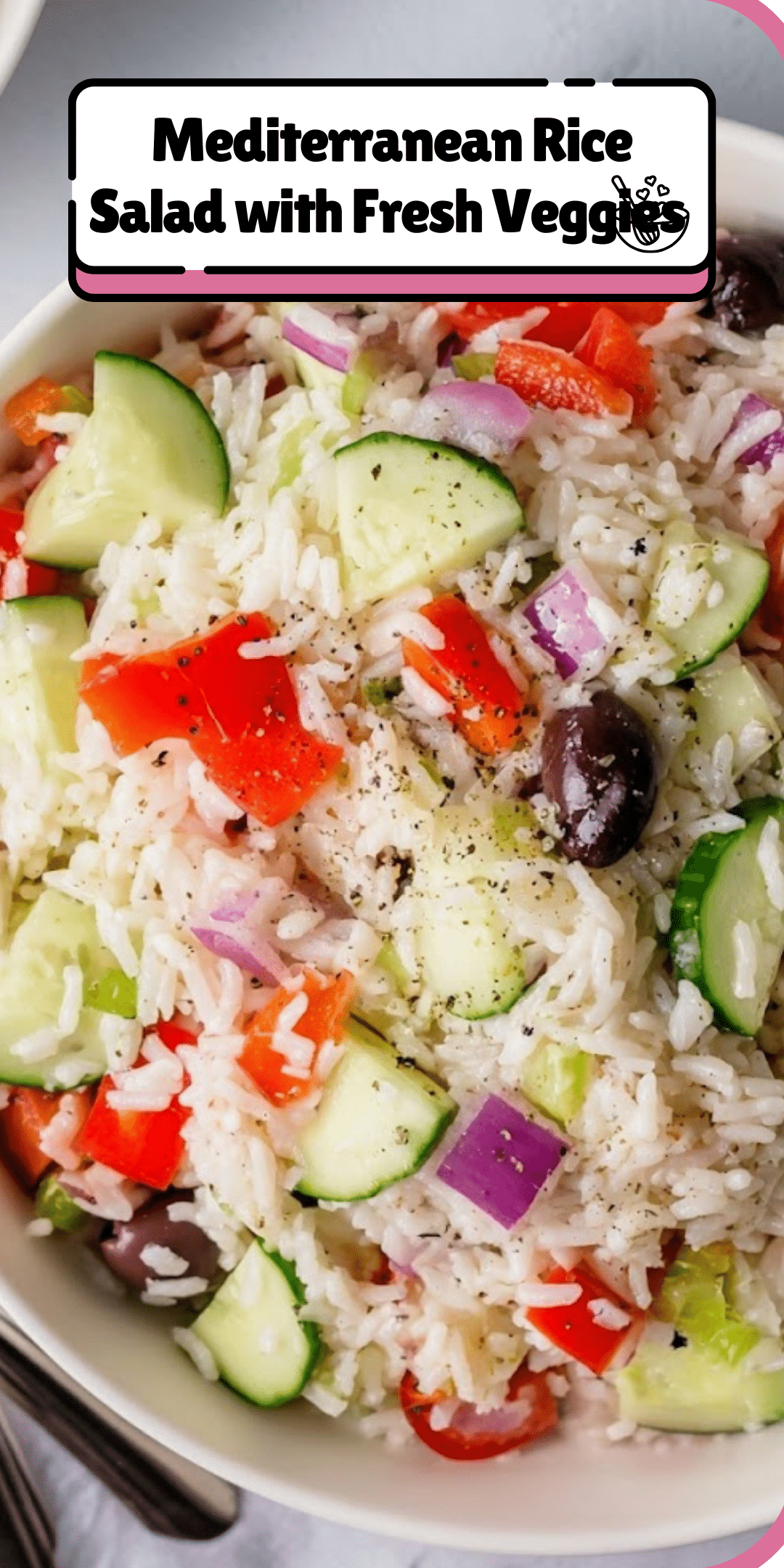 Mediterranean Rice Salad: Fresh & Flavorful Summer Dish