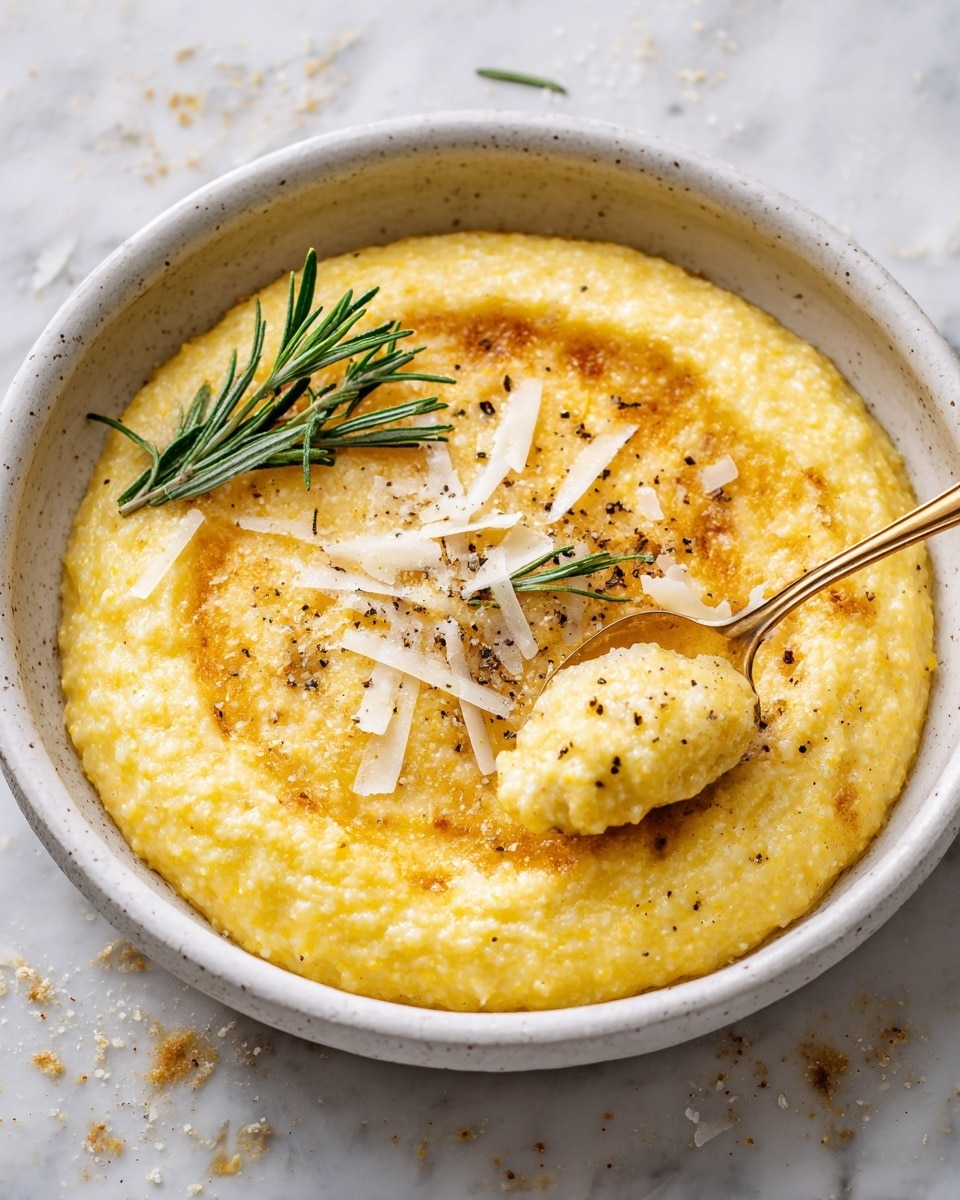 Creamy Parmesan Polenta Gratins Recipe