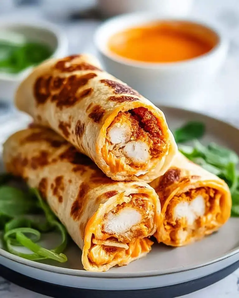 Air Fryer Hot Chicken Wrap Recipe