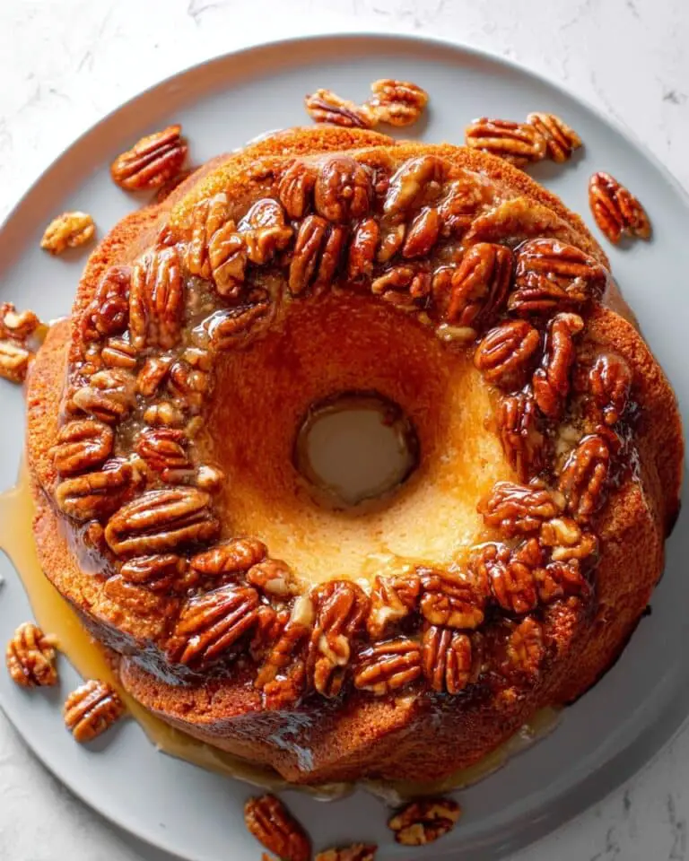 Pecan Upside Down Bundt Cake Recipe