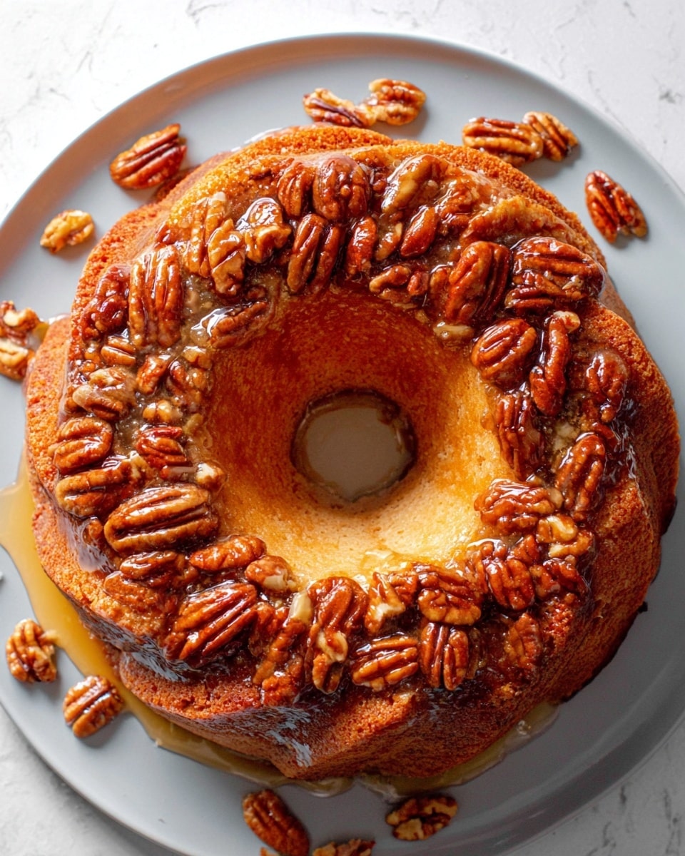 Pecan Upside Down Bundt Cake Recipe