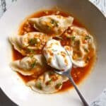 Chili Con Carne–Style Pierogi with Spiced Beef, Beans, and Tomato Sauce Recipe