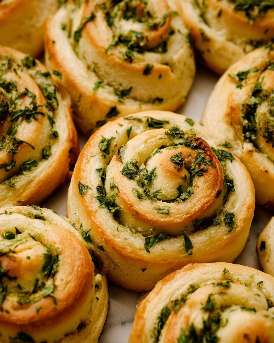 Herb & Garlic Swirl Rolls Recipe