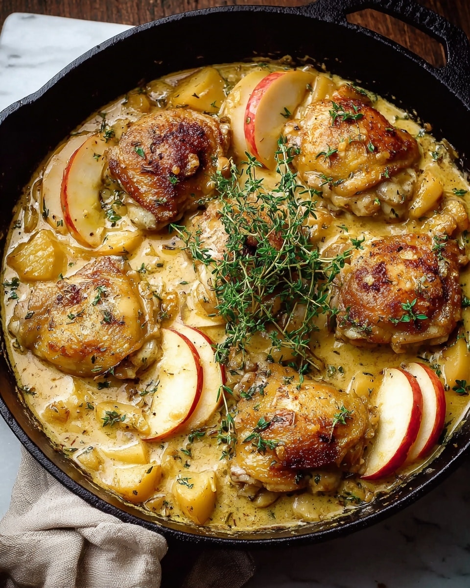 Chicken Normandy (French Apple Cider Chicken) Recipe