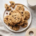 Vegan Oatmeal Raisin Cookies with Coconut Oil Recipe