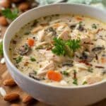 Chicken & Mushroom Wild Rice Soup Recipe