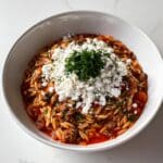 Ground Beef Orzo (Greek Manestra) Recipe