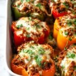 Ground Turkey Stuffed Peppers Recipe