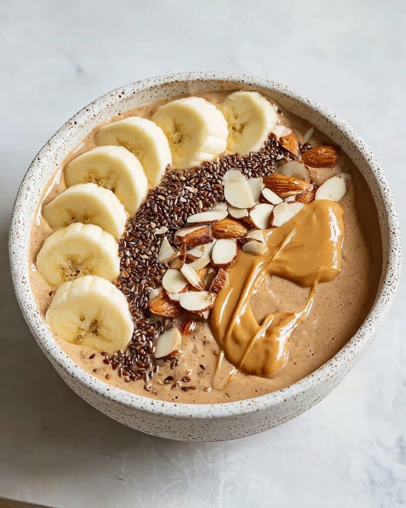 Peanut Butter Banana Smoothie Bowl Recipe