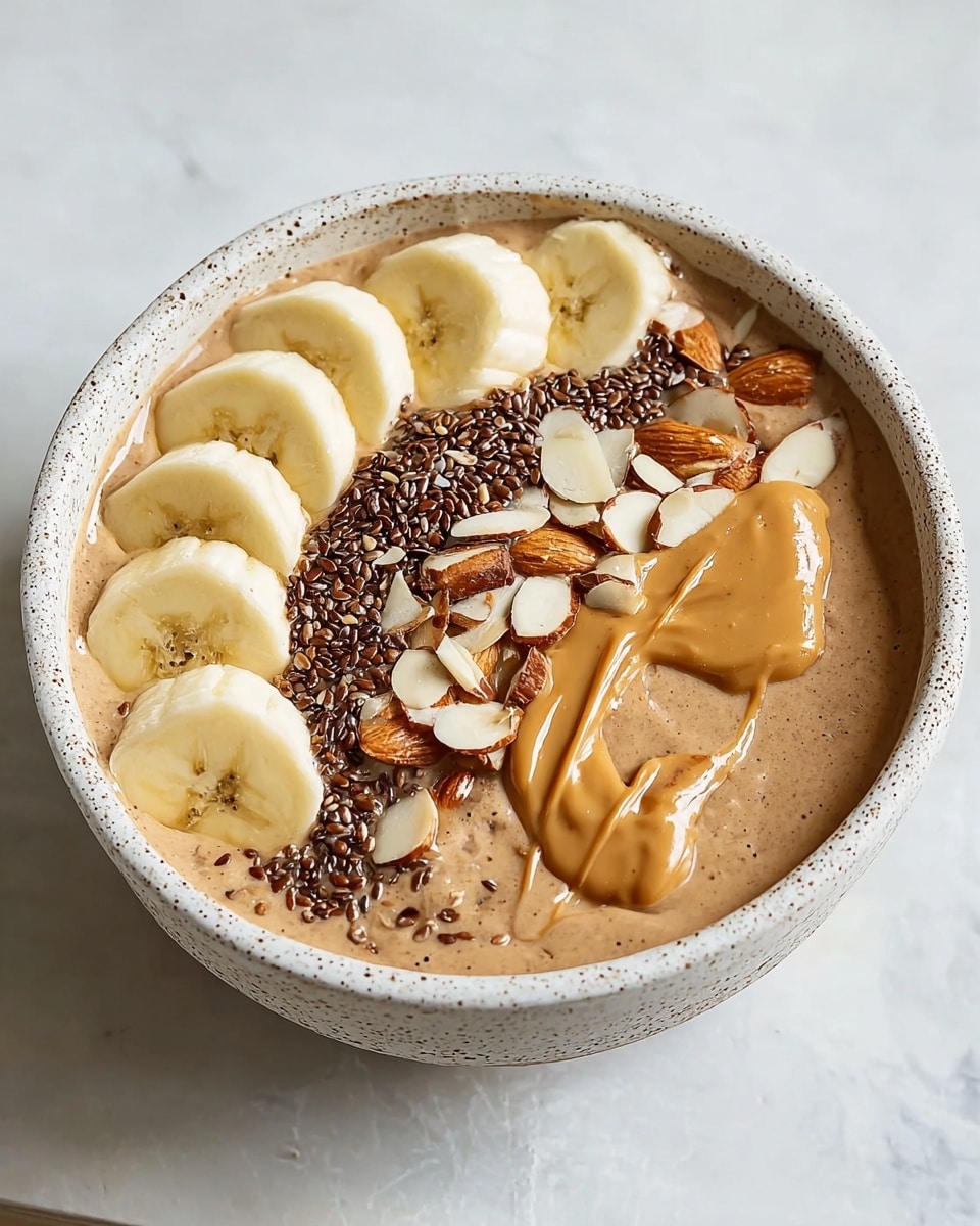 Peanut Butter Banana Smoothie Bowl Recipe