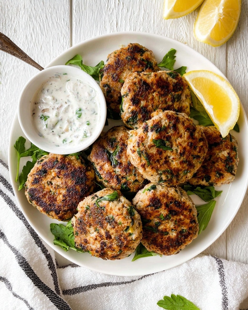 Mediterranean Chicken Patties Recipe