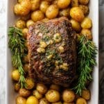 Garlic & Herb Roast Boneless Leg of Lamb Recipe