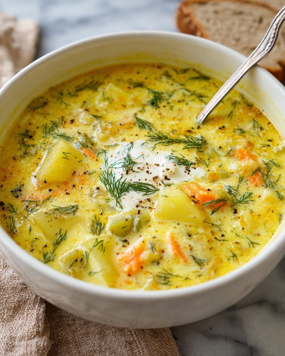 Polish Dill Soup (Zupa Koperkowa) Recipe