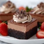 Chocolate Cheesecake Bars Recipe