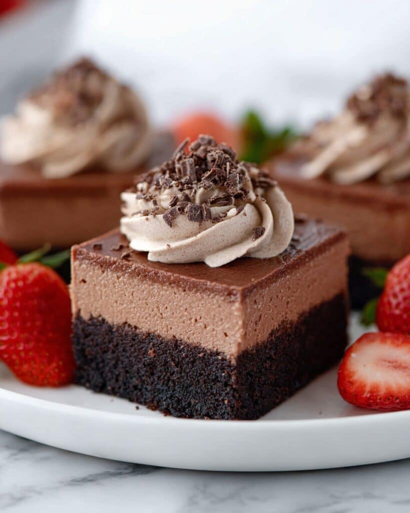 Chocolate Cheesecake Bars Recipe