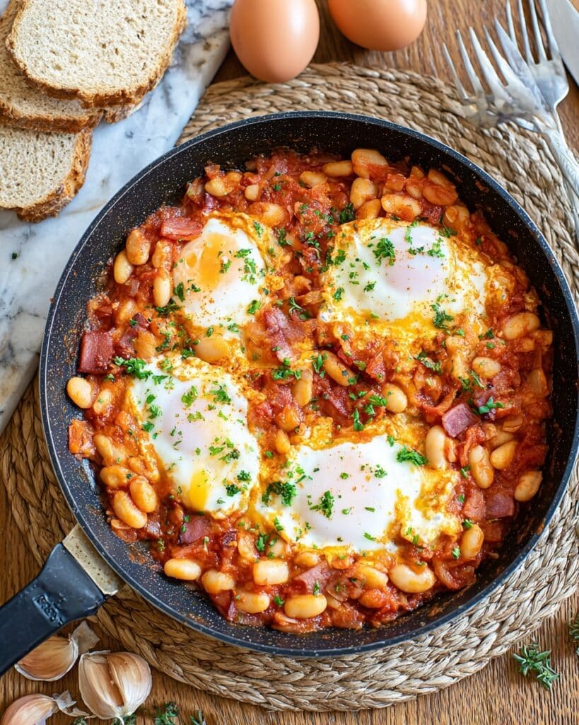 Spanish Beans & Eggs | The Ultimate One-Pan Skillet Recipe
