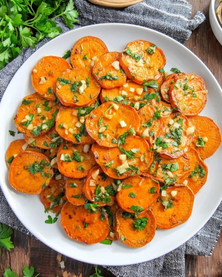Spanish Garlic Sweet Potatoes | Boniatos al Ajillo Recipe