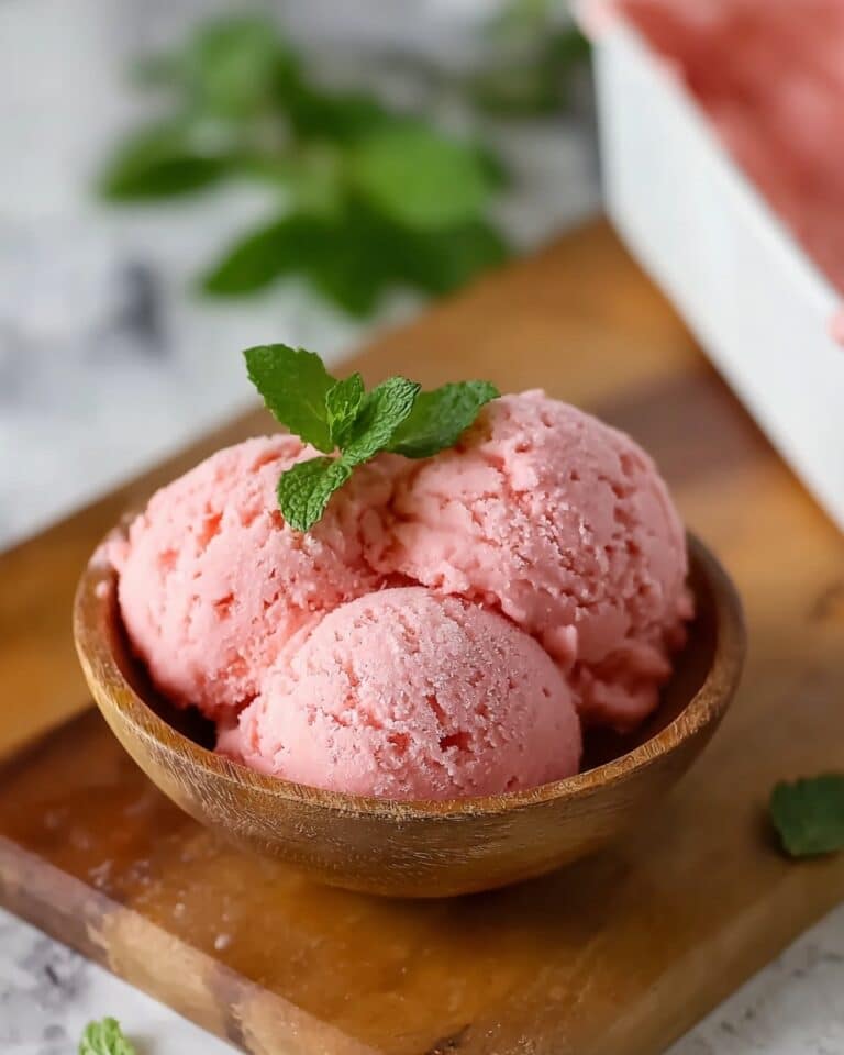 Watermelon Coconut Sorbet Recipe
