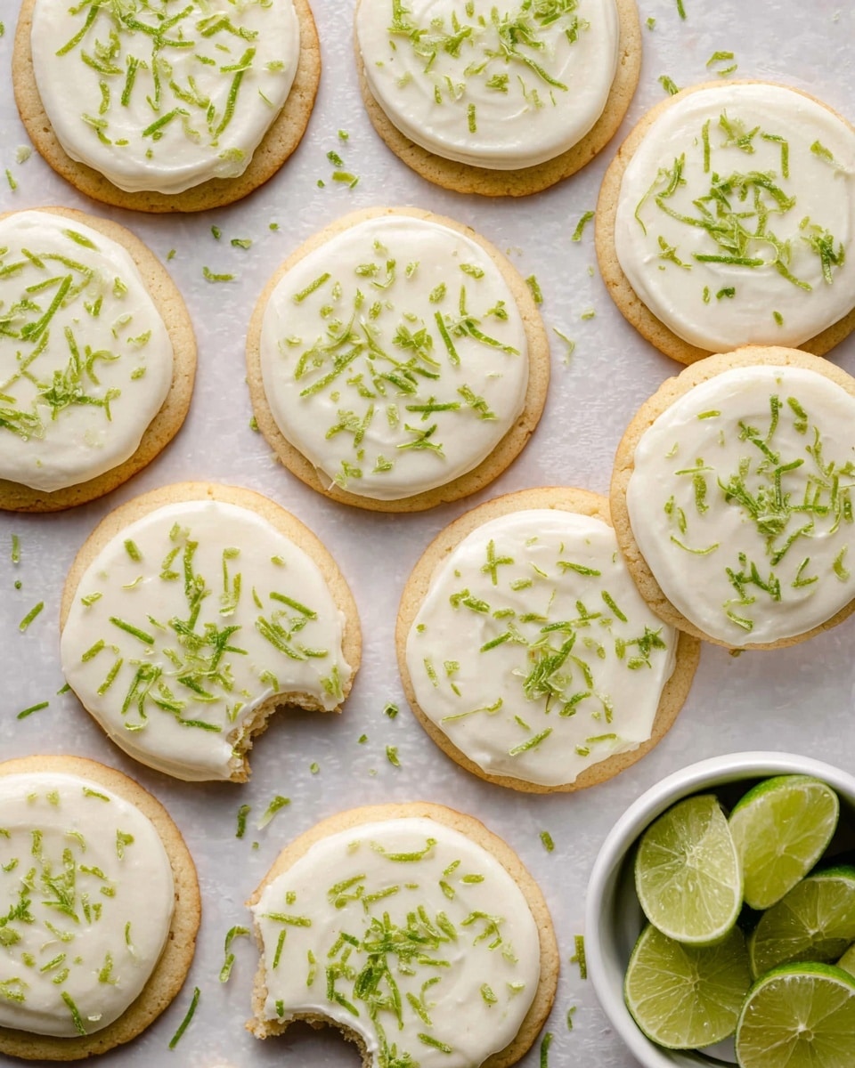 Key Lime Cookies with Lime Glaze Recipe