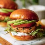 Homemade Grilled Shrimp Burger Recipe