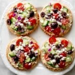 Mini Greek Pita Pizza Appetizers Recipe