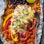 Southwestern Chicken & Rice Foil Packets Recipe