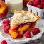 Raspberry Peach Pie Recipe