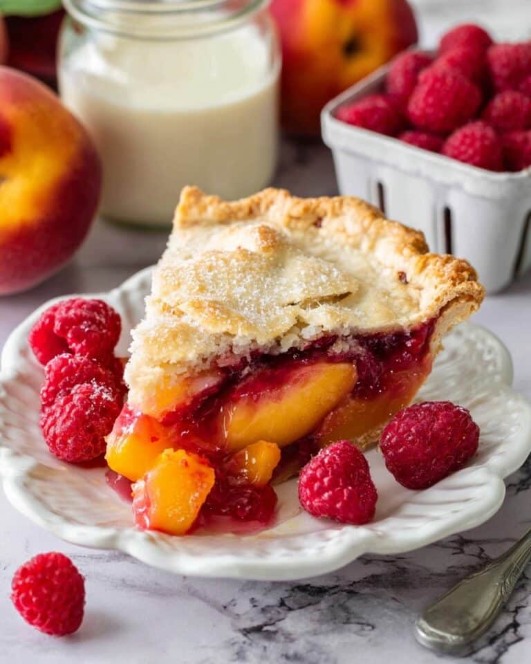 Raspberry Peach Pie Recipe